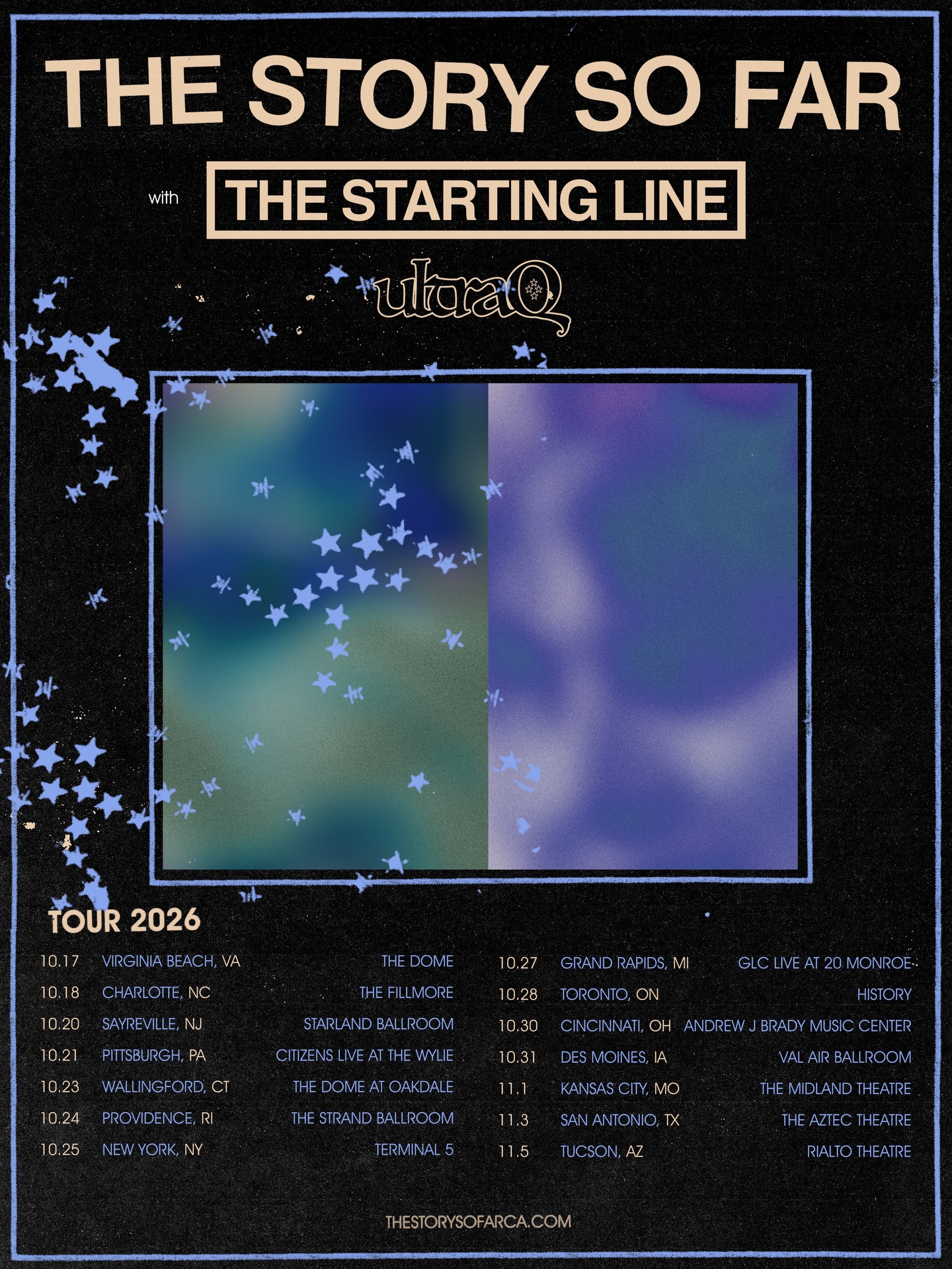 The Starting Line Tour Poster 2026